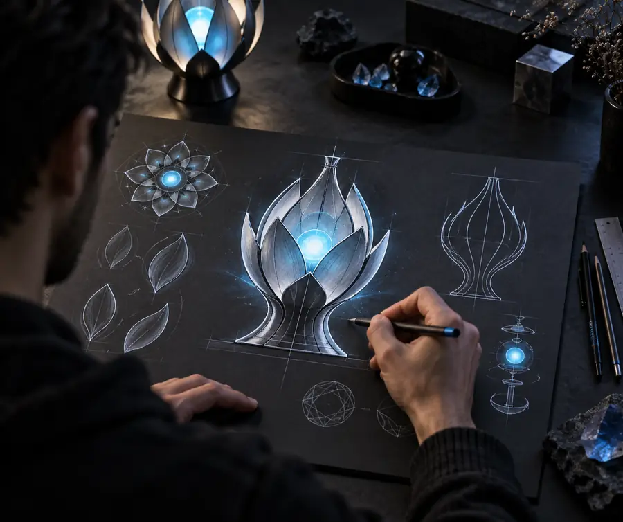 Descripción escrita de una idea para un modelo 3D